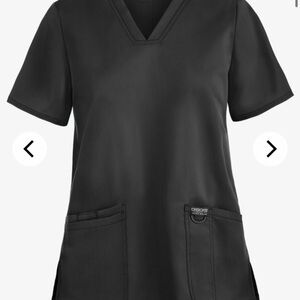 Cherokee Women's Revolution Black Scrub Top